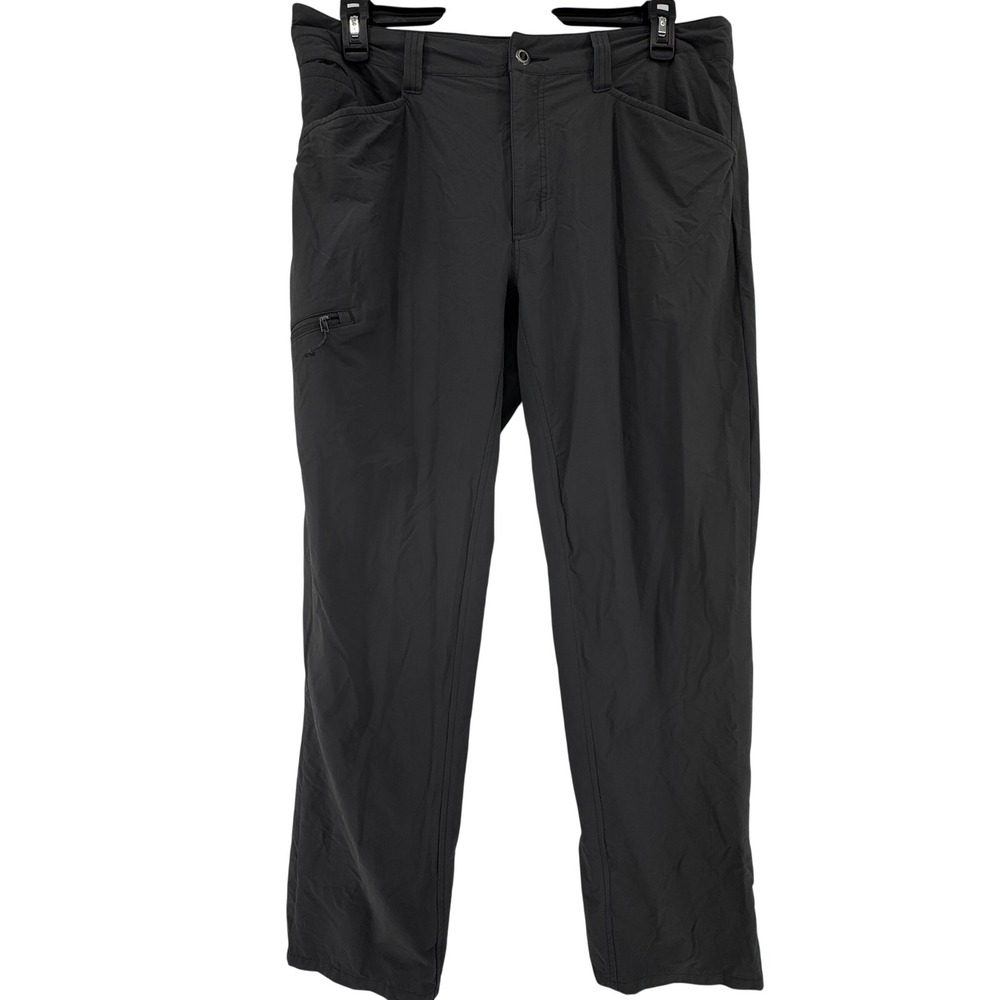 Patagonia Quandary Pants Men 36 Grey Hiking Technical Lightweight Stretch - Picture 2 of 13